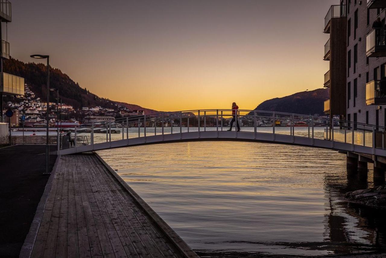New Penthouse Apartment With Sea View In Bergen Centrum Kültér fotó