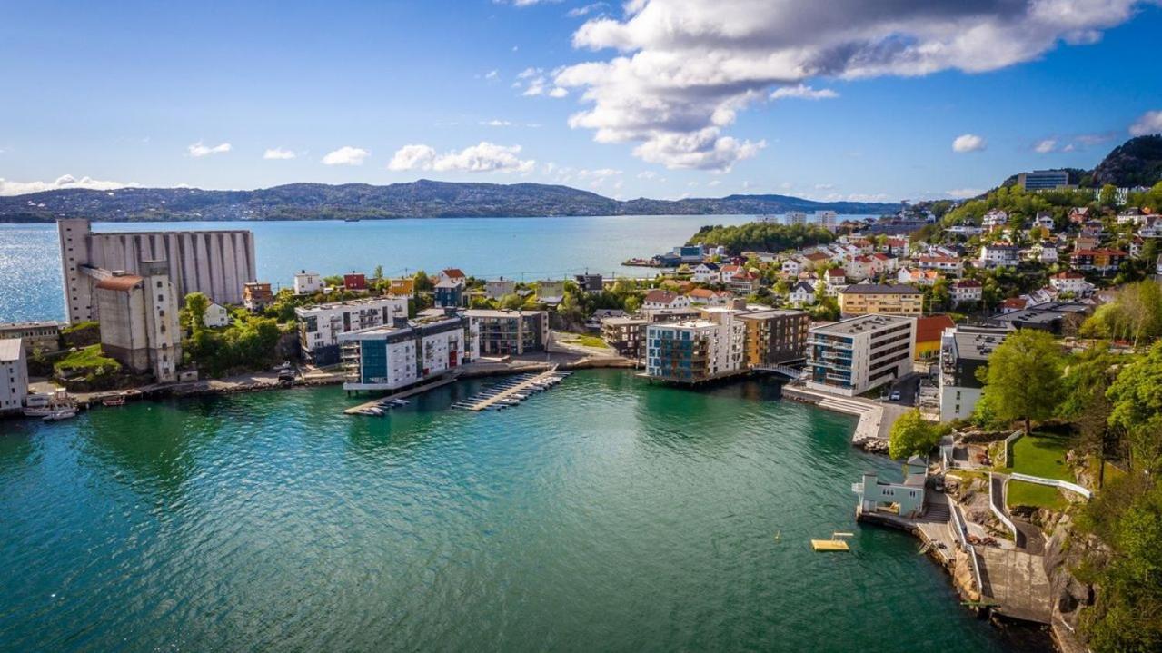 New Penthouse Apartment With Sea View In Bergen Centrum Kültér fotó