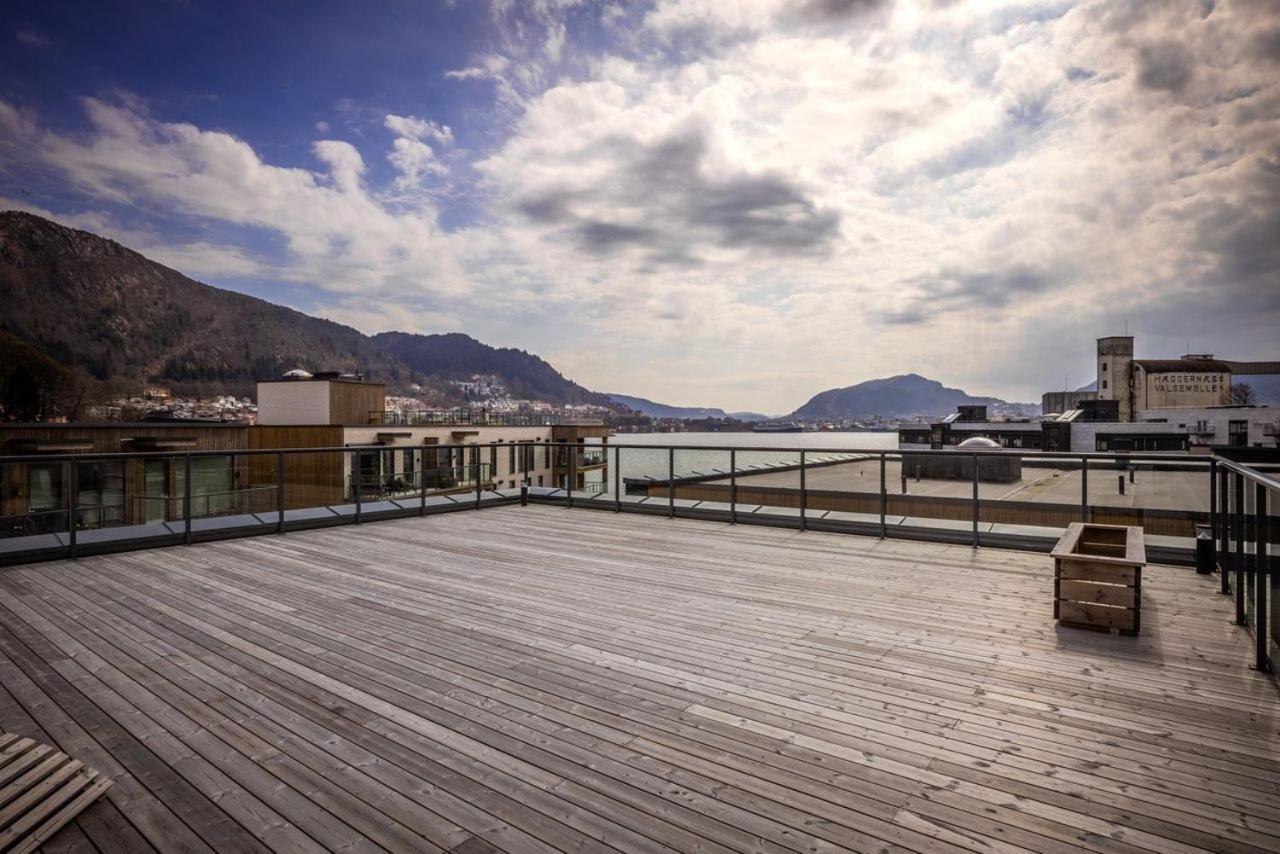 New Penthouse Apartment With Sea View In Bergen Centrum Kültér fotó
