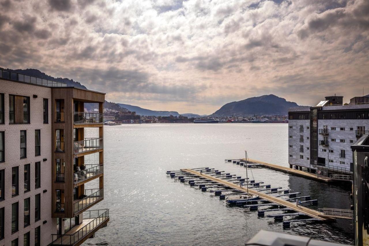 New Penthouse Apartment With Sea View In Bergen Centrum Kültér fotó